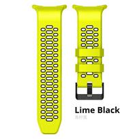 Silicone Breathable Band For Samsung Galaxy Watch Ultra2 2026 Strap Bracelet For Samsung Watch Ultra 47mm 2025/2024 Sports Watchband Accessory Galaxy Watch Ultra karčios laimo spalvos