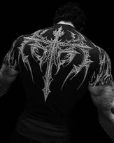 BreatheDivinity Venom Fitness Greitai džiūstanti Unisex Glaudaus kirpimo sportinė marškinėlė XL black