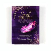 Soul Truth Self-Awareness Oracle Cards Deck Daily Questions That Will Transform Your Life Cards,Halloween and Christmas Gifts violetinė