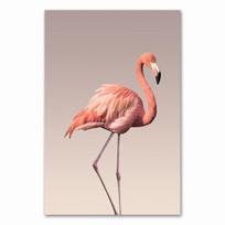 Šiaurietiškas drobės paveikslas Romantiškas flamingas Rožė Jūros banga Spausdintas gyvūno paveikslas Modernus sienos menas Namų dekoras 40*60cm