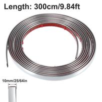 3M/5M Išorinė Automobilio Chromuota Kėbulo Juosta Bamperis Automobilio Durų Apsauginė Formavimo Stiliaus Apdaila Lipdukas 6MM 8MM 10MM 12MM 15MM 20MM 30MM gray