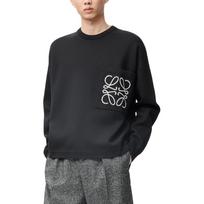 Loewe embroidered logo sweatshirt H526Y14KKI-1102 M black