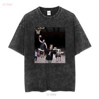 The Office Basketball iconic scenes T Shirt vintage Washed Unisex Soft designer clothes Versatile Breathable fashion XL black