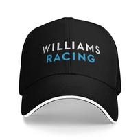 Williams Racing  Merch Unisex Baseball Caps  Trucker Hat Retro Daily Headwear Adjustable Snapback Hat One Size black