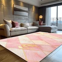 Modernus rožinis geometrinis kilimas svetainei, dideliems plotams, namų kilimėliai miegamajam, minkštas, neslystantis, 200x300, svetainės sofos kilimėlis 80*120cm