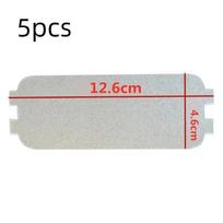 5Pcs Universal Microwave Oven Mica Sheet Kitchen Accessories Wave Guide Waveguide Cover Sheet Plates 126x46mm 5pcs gray