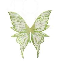 Best-selling Madam New Wings Decoration Party Cosplay Angel Wings Colorful Butterfly Festival Party butterfly wings Props Medium beige