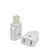 AU JAV Amerikietiškas 2 plokšti kontaktai AC elektros tinklo vyriškas kištukas, moteriškas lizdas, adapteris, prailginimo laidas, kištuko adapteris