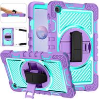 Dėklas Samsung Galaxy Tab A 10.1 SM-T510 T515, Galaxy Tab A 8.4 T307 8.0 T290 T295 360 besisukantis planšetinio kompiuterio dangtelis Tab A 8.0 2019 T295 violetinė
