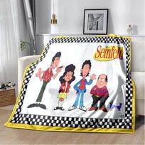 Seinfeld Friends Humorous and funny Blanket,Warm Soft and comfortable blanket 80cm x 120cm