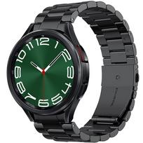 Metalinė apyrankė Samsung Galaxy Watch 6 Classic 47mm 43mm 7/6/5/4 44mm 40mm lenkta jungtimi Apyrankė Galaxy Watch Pro 45mm Juosta Samsung watch 5 40mm black