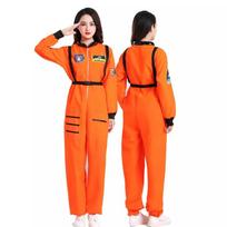 Halloween Space Costumes Men and Women Astronauts Stage Drama Costumes XXL orange