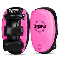 PU Boxing Kick Pad Muay Thai Taekwondo Training - Hanging Style Hand Foot Target Practice Gear Tianhu Foot Target, Fluorescent Pink, 1 pc pink