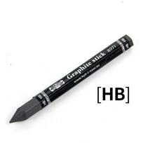 HB/2B/4B/6B Woodless Hexagonal Graphite Stick Pencil Bold Black Charcoal Art Student Sketch Painting Graphite Pen Art Supplies black
