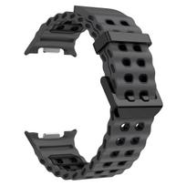 Ocean Band for Samsung Galaxy Watch 8 44mm 40mm Classic 46mm Silicone Sports Breathable Straps Galaxy Watch 7 Ultra 2025 47mm Galaxy Watch Ultra black