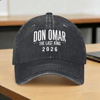Rapper Don Omar The Last King Tour  Casual Baseball Cap For Couple Women Summer  Kpop Rock Design Sunscreen Baseball Caps One Size black
