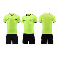 1011 Soccer Referee Jersey Goalkeeper Uniform Adult Men M-4XL 4XL-190 yellow