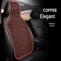 Ergonomiškas medinis karoliukų automobilinės sėdynės pagalvėlių rinkinys - Kvėpuojantis, Neslystantis, Universalus visais sezonais black