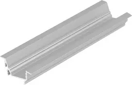 4m LED juostos profilis DIAGONAL14 F/TY, anoduotas aliuminis