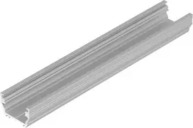 LED juostos profilis UNI12 BCD/U, anoduotas aliuminis, 1m