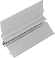 LED juostos profilis SMOOTH12 BC/Q9, neanoduotas aliuminis, 1m