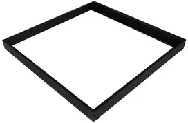 LED panelės LOUVER 60x60cm paviršinio montavimo rinkinys, juodas