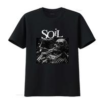 Popular Soil Band T Shirt for Fans All Sizes S 5XL Black Skull Design MD215 vintage Washed desi XS black
