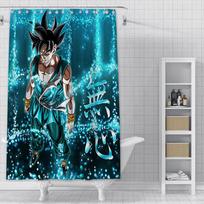 Anime B-balls Dušo užuolaida Vandeniui atsparus poliesterio audinys Dažytos vonios užuolaidos B-balls Vonios dekoras D-dragons Užuolaida su kabliuku YL90x180cm