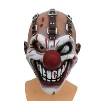 Hot-selling Halloween horror clown mask Party dance horror latex headgear Game Mask clown mask gray