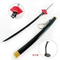 22 cm saugos Kimetsu no Yaiba lydinio kardas ginklas demonas žudikas Cosplay Kochou Shinobu samurajų kardas Katana Ninja peilis Espada rekvizitas scenos rekvizitas 22cm black