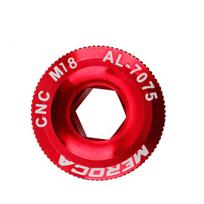 MTB Aliuminio Lydinio CNC Varžtas Kalnų Dviratės Švaistiklio Dangtelio Varžtai M18/M20 Varžtas M18 red