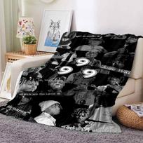 HOT Juice WRLD 999 3D Legend Rapper Star Soft Plush Blanket,Flannel Throw Blanket for Living Room Bedroom Picnic Bed Sofa Cover Size: 100*150cm, Weight: 230 GSM