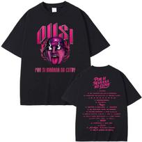 Omar Courtz Por Si Unisexana No Estoy 2026 Tour Grafinis Marškinėlis Unisex Unisex Mada Retro Marškinėliai Harajuku Medvilninis Marškinėlis Streetwear XL pink