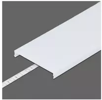 LED juostos profilio dangtelis C8 CLICK, baltas, 4m