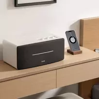 Kompiuterio kolonėlės Edifier D12 kompaktiška stereo garsiakalbių sistema (70w) su bluetooth 5.0 ir infraraudonųjų spindulių nuotolinio valdymo pulteliu - puikiai tinka valgomajam, virtuvei, darbo vietai