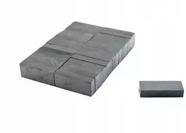 Pagrindinė plokštė Feritinis plokštelinis magnetas Mpł 25x10x5 F30, 10 vnt. komplektas