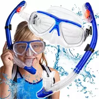 Nardymo ir snorkeliavimo kaukė su vamzdeliu, akiniai, plaukimo akiniai, rinkinys