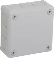Elektros dėžutė virštinkinė Ip55 98x98x42 pilka