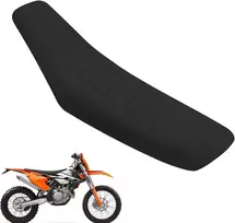 Runfarr purvo dviračio sėdynės užvalkalas, motociklo griebtuvo sėdynės užvalkalas, neperšlampamas, minkšta guma, universalus motokrosui, purvo dviračiui, pitbike, bekelei, juodas