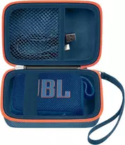 Kompiuterio kolonėlės Nešiojamas dėklas, suderinamas su Jbl Go 4 - nešiojama bluetooth garsiakalbio dėžutė Pro Sound, taip pat skirta Go 3/go3 Eco/go2 vandeniui atspariam mini belaidžiam garsiakalbiui - tik dėklas (mėlynas)
