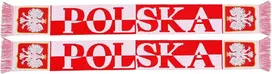 Polska autentiškas lenkiškas megztas futbolo šalikas, pagamintas Lenkijoje, aviacija, aviacija