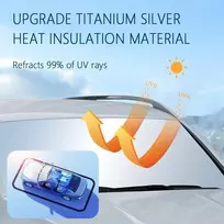 Z.myuki Automobilinis saulės skydelis, suderinamas su Vw Tayron 2024-2025 2026 priedais, saulės skydelis priekiniam stiklui