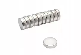 Neodimio magnetas cilindrinis Mw 16x4 N38 (5 vnt.)
