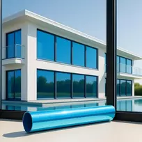 Marapon® veidrodinė langų plėvelė privatumui, apsauga nuo saulės iš išorės, be likučių, stoglangiui, langų tamsinimas, 60 x 200 cm