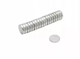 Neodimio magnetas, cilindro formos Mw 12x2 N38 50 vnt.