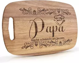 Tiosggd dovanos tėčiui tėvo dienos proga, raižyta medinė pjaustymo lentelė, tėvo dienos dovanų idėjos, dovanų idėjos tėčiui nuo sūnaus ir dukters, raižyta pusryčių lentelė tėčiui