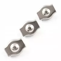 Vielos spaustukas vienas nerūdijančio plieno inox atsparus rūgštims 4mm 100vnt