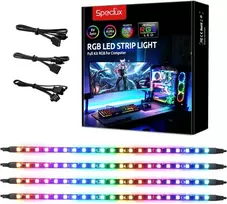 Rgb Led juostelės kompiuteriui su magnetu ir lipnia juosta
