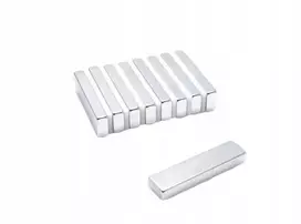Pagrindinė plokštė Neodimio plokštelinis magnetas Mpł 40x10x5 N38, 10 vnt. komplektas