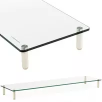 Laikiklis Stovas lentyna monitoriui ekranui 13-32'' stiklinis maks. 20kg 100x26x8,3cm